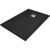 Mexen Stone+ bac à douche en composite rectangulaire 140 x 70 cm, noir, cache en or - 44707014-G
