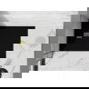 Mexen Stone+ bac à douche en composite rectangulaire 140 x 70 cm, noir, cache en or - 44707014-G