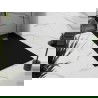Mexen Stone+ receveur de douche composite rectangulaire 180 x 70 cm, noir, cache en or - 44707018-G
