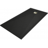 Mexen Stone+ receveur de douche rectangulaire en composite 160 x 90 cm, noir, cache doré - 44709016-G