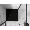 Bac à douche composite carré Mexen Stone+ 70 x 70 cm, noir, cache noir - 44707070-B