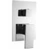 Mexen Uno robinet de bain et de douche encastré, chrome - 71435-00