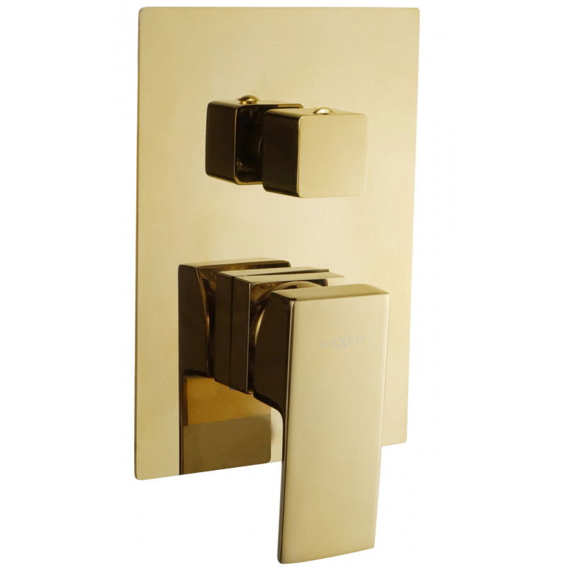Mexen Uno robinet de baignoire pour installation encastrée, Or - 71435-50