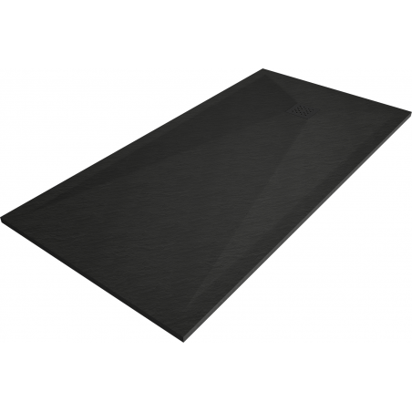 Mexen Stone+ receveur de douche en composite rectangulaire 200 x 90 cm, noir, cache noir - 44709020-B