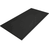 Mexen Stone+ receveur de douche en composite rectangulaire 200 x 90 cm, noir, cache noir - 44709020-B