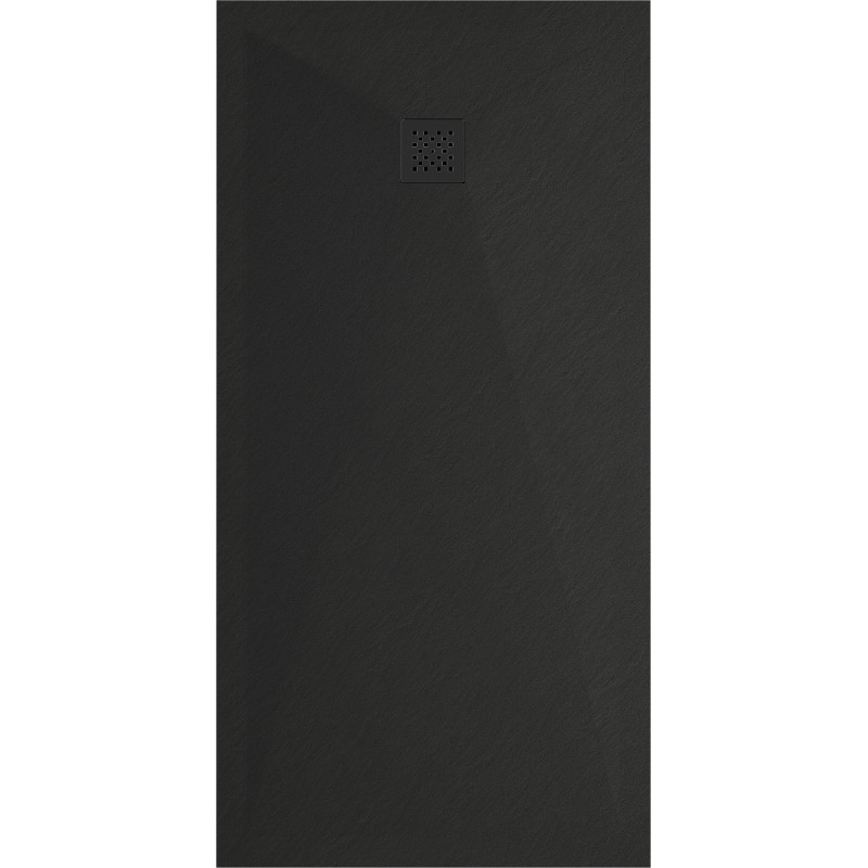 Mexen Stone+ receveur de douche composite rectangulaire 200 x 90 cm, noir, cache noir - 44709020-B