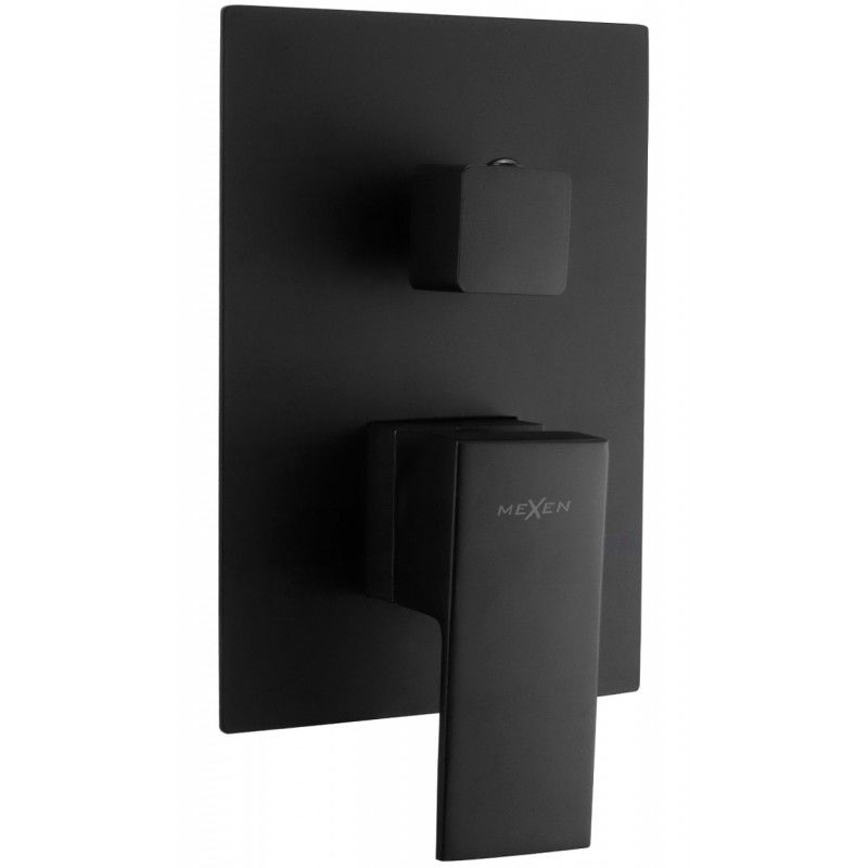 Mexen Uno robinet de baignoire pour installation encastrée, Noir - 71435-70