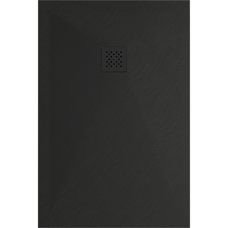 Mexen Stone+ receveur de douche composite rectangulaire 140 x 100 cm, noir, cache noir - 44701014-B