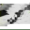 Mexen Stone+ receveur en composite rectangulaire 140 x 70 cm, noir, cache noir - 44707014-B