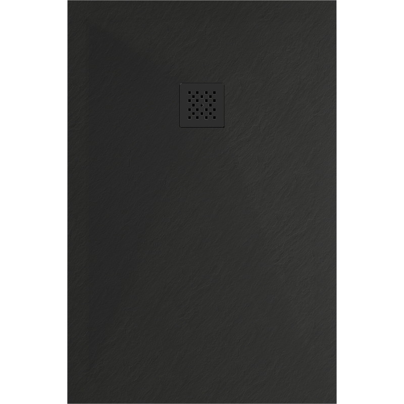 Mexen Stone+ receveur de douche composite rectangulaire 120 x 70 cm, noir, couvercle noir - 44707012-B