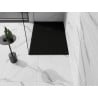 Receveur de douche composite rectangulaire Mexen Stone+ 120 x 100 cm, noir, cache noir - 44701012-B