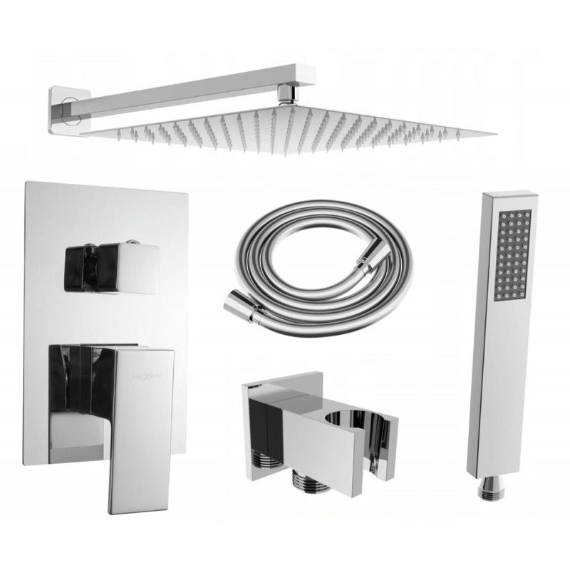 Mexen Uno DR02 ensemble de douche encastré, chrome - 71435DR02-00