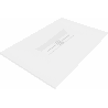 Mexen Toro receveur de douche rectangulaire SMC 140 x 70 cm, blanc, cache blanc - 43107014-W