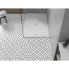 Bac à douche rectangulaire Mexen Toro SMC 100 x 90 cm, blanc, cache blanc - 43109010-W