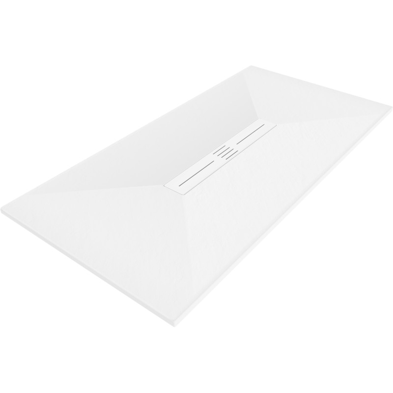 Mexen Toro receveur de douche rectangulaire SMC 150 x 70 cm, blanc, cache blanc - 43107015-W