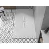 Mexen Toro receveur rectangulaire SMC 160 x 70 cm, blanc, cache blanc - 43107016-W