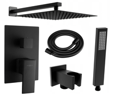 Ensemble de douche encastré Mexen Uno DR02, noir - 71435DR02-70