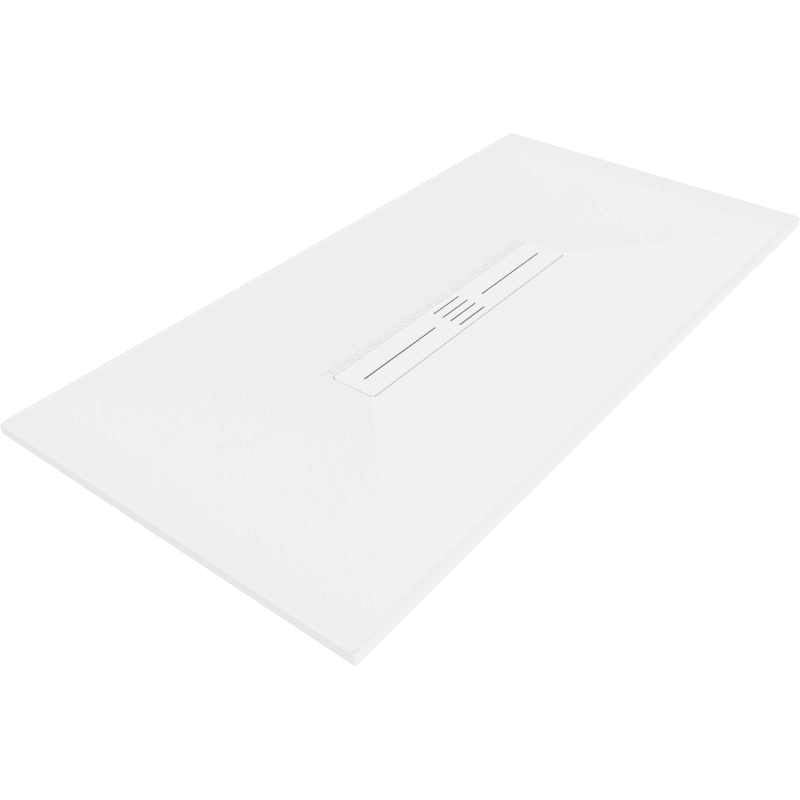 Mexen Toro receveur de douche rectangulaire SMC 200 x 80 cm, blanc, cache blanc - 43108020-W