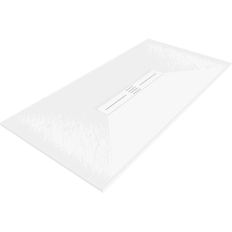 Mexen Toro receveur de douche rectangulaire SMC 200 x 80 cm, blanc, cache blanc - 43108020-W