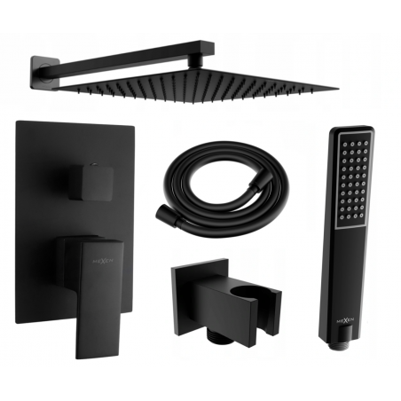 Mexen Uno DR72 ensemble de douche encastré, noir - 71435DR72-70