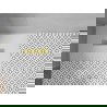 Bac rectangulaire Mexen Toro SMC 120 x 70 cm, blanc, couvercle doré - 43107012-G