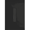 Bac à douche rectangulaire Mexen Toro SMC 140 x 90 cm, noir, cache noir - 43709014-B