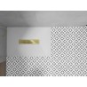 Mexen Toro receveur de douche rectangulaire SMC 120 x 90 cm, blanc, cache doré - 43109012-G