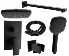 Mexen Uno DR33 ensemble de douche encastré, noir - 71435DR33-70