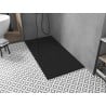 Mexen Toro receveur de douche rectangulaire SMC 200 x 80 cm, noir, cache noir - 43708020-B
