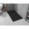 Mexen Toro receveur de douche rectangulaire SMC 160 x 80 cm, noir, cache noir - 43708016-B