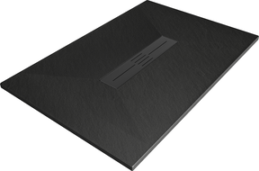 Mexen Toro receveur de douche rectangulaire SMC 120 x 80 cm, noir, cache noir - 43708012-B