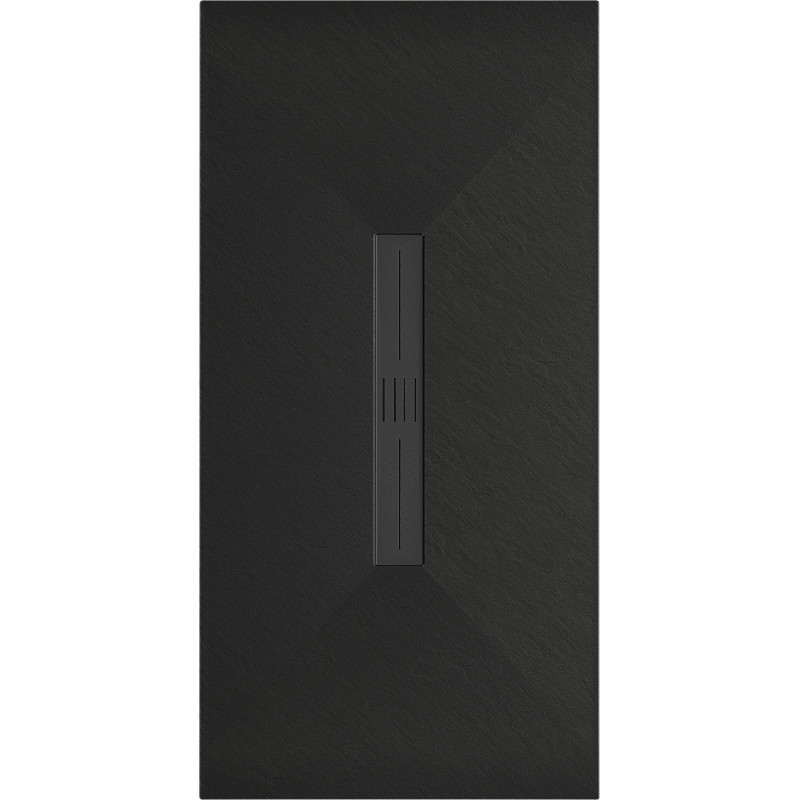 Mexen Toro receveur de douche rectangulaire SMC 170 x 70 cm, noir, cache noir - 43707017-B