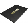 Mexen Toro receveur de douche rectangulaire SMC 100 x 70 cm, noir, cache doré - 43707010-G