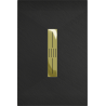 Bac rectangulaire Mexen Toro SMC 120 x 70 cm, noir, cache en or - 43707012-G