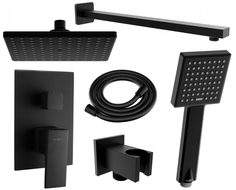 Ensemble de douche encastré Mexen Uno DR45, noir - 71435DR45-70