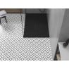 Receveur de douche rectangulaire Mexen Toro SMC 110 x 70 cm, noir, cache noir - 43707011-B