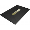 Mexen Toro receveur de douche rectangulaire SMC 130 x 80 cm, noir, cache doré - 43708013-G