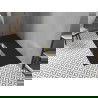 Receveur rectangulaire Mexen Toro SMC 170 x 70 cm, noir, grille dorée - 43707017-G