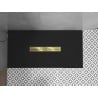 Mexen Toro receveur de douche rectangulaire SMC 170 x 80 cm, noir, cache doré - 43708017-G
