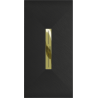 Mexen Toro receveur rectangulaire SMC 160 x 80 cm, noir, cache en or - 43708016-G