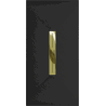 Mexen Toro receveur de douche rectangulaire SMC 170 x 80 cm, noir, cache doré - 43708017-G