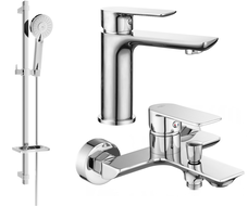 Mexen Alfa DQ40 ensemble de baignoire, chrome - 745703DQ40-00