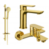 Mexen Alfa DQ40 ensemble de bain, doré - 745703DQ40-50