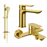 Mexen Alfa DQ40 ensemble pour baignoire, doré - 745703DQ40-50