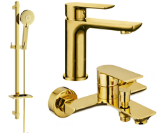 Mexen Alfa DQ40 ensemble pour baignoire, doré - 745703DQ40-50