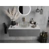 Mexen Aura lavabo en verre sur plan 39 x 39 cm, transparent/or - 24013905