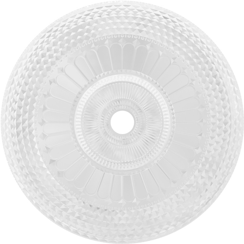 Mexen Heba lavabo en verre à poser 45 x 45 cm, transparent - 24064500