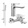 Mexen Alfa DF72 ensemble de bain, chrome - 745703DF72-00