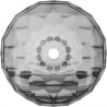 Mexen Inga lavabo en verre à poser 44 x 44 cm, noir - 24074470