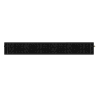 Mexen Flat CCF33 radiateur à plaque 500 x 2000 mm, raccordement inférieur central, 3802 W, noir - W6C33F-050-200-70